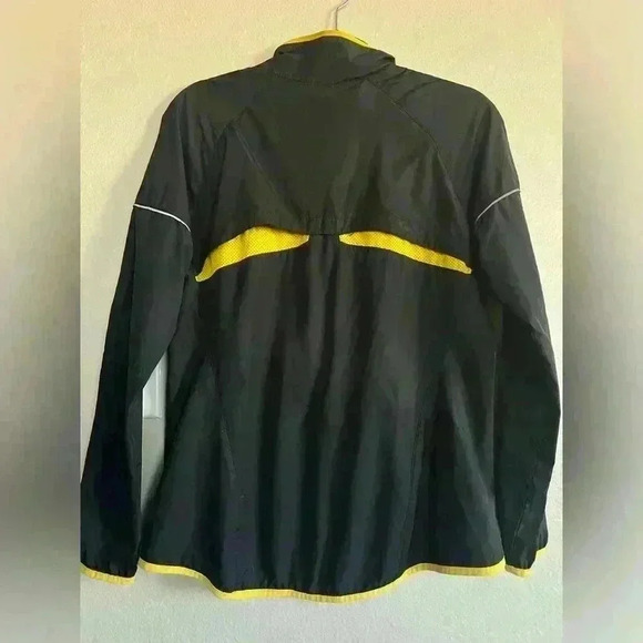 Nike Livestrong Womens Medium Windbreaker Jacket Lightweight Black - Picture 2 of 3